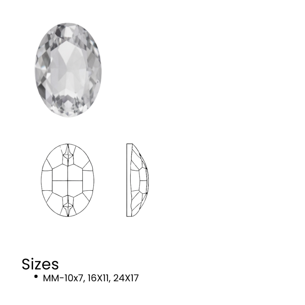 43863210 oval sew on stone