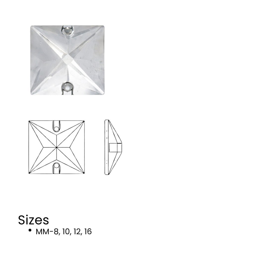 43873240 square sew on stone