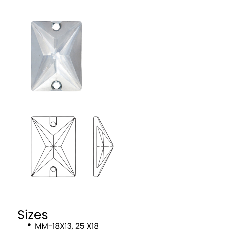 43873250 rectangle sew on stone