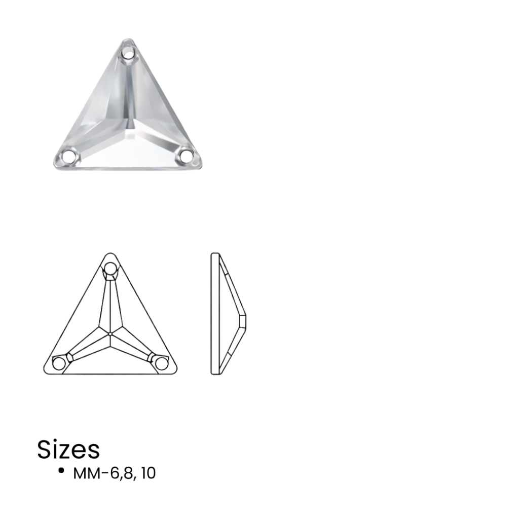 43873270 triangle sew on stone