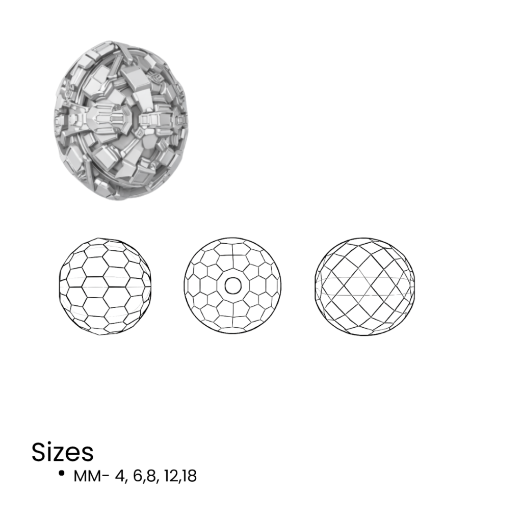 45115040 briolette bead