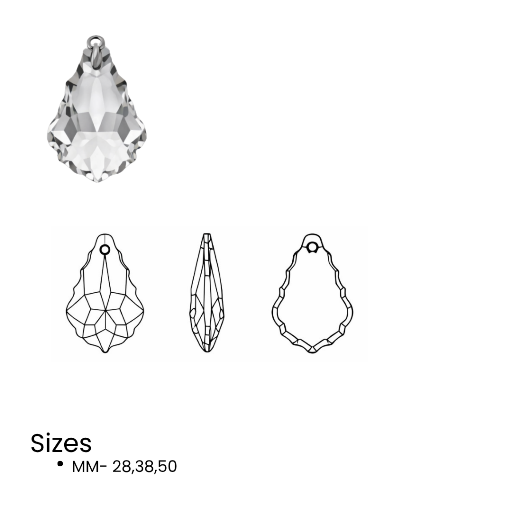 45156091 flat baroque pendont